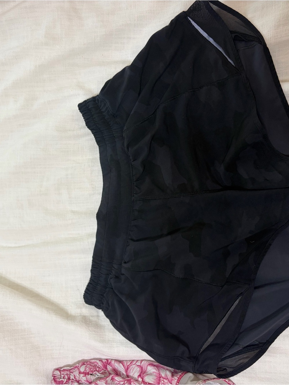 lululemon athletica Black Athletic Running Shorts